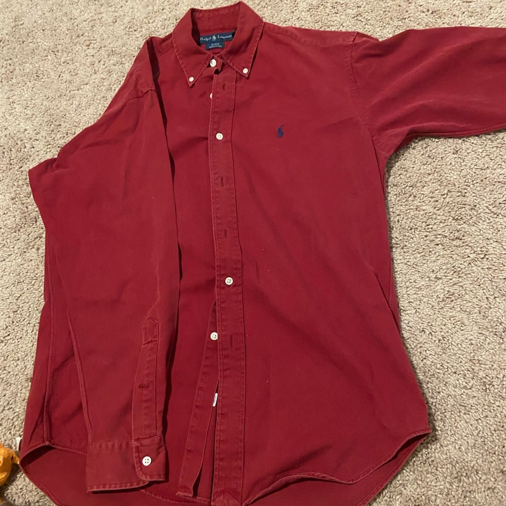 Red Polo Ralph Lauren Button Down